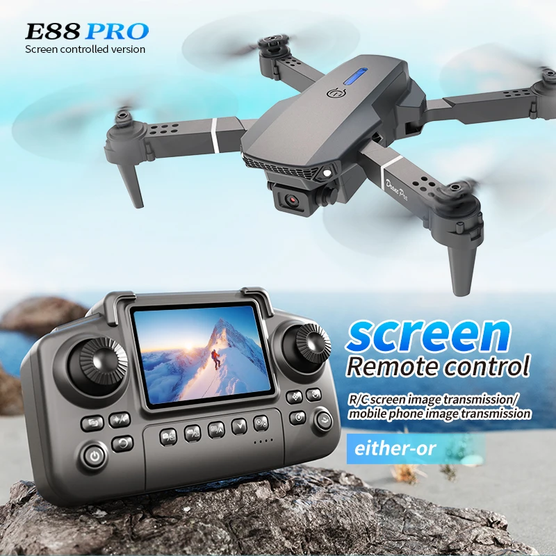 Drone Photogrammetry - طائرة بدون طيار احترافية E88 PRO