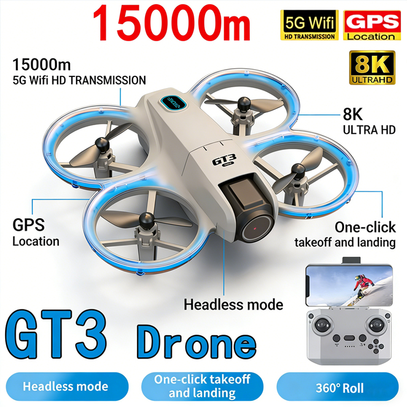 طائرة هليكوبتر GT3 MAX جديدة 8 - مراجعة Drone Video Production وسعره