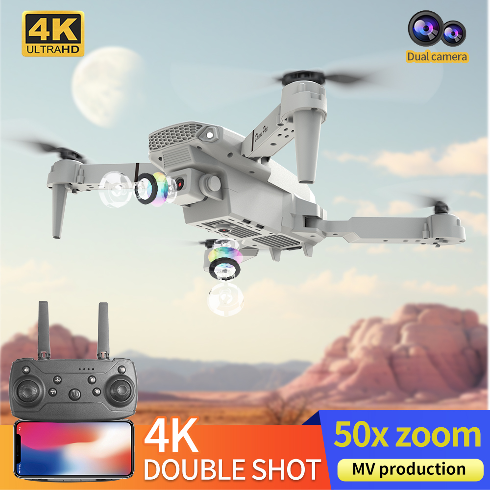 طائرة بدون طيار E88 احترافية ج - مراجعة Drone Photogrammetry وسعره