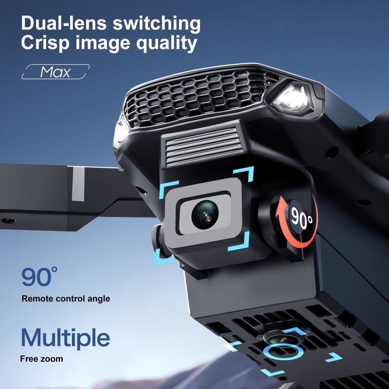 طائرة بدون طيار صغيرة E88 Pro  - مراجعة Drone Video Production وسعره