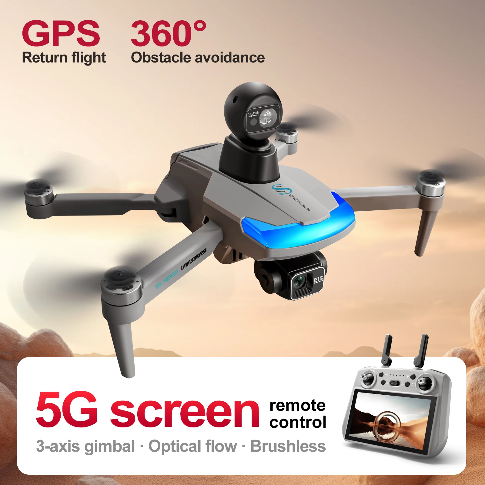 طائرة بدون طيار احترافية S185  - مراجعة Drone Photogrammetry وسعره