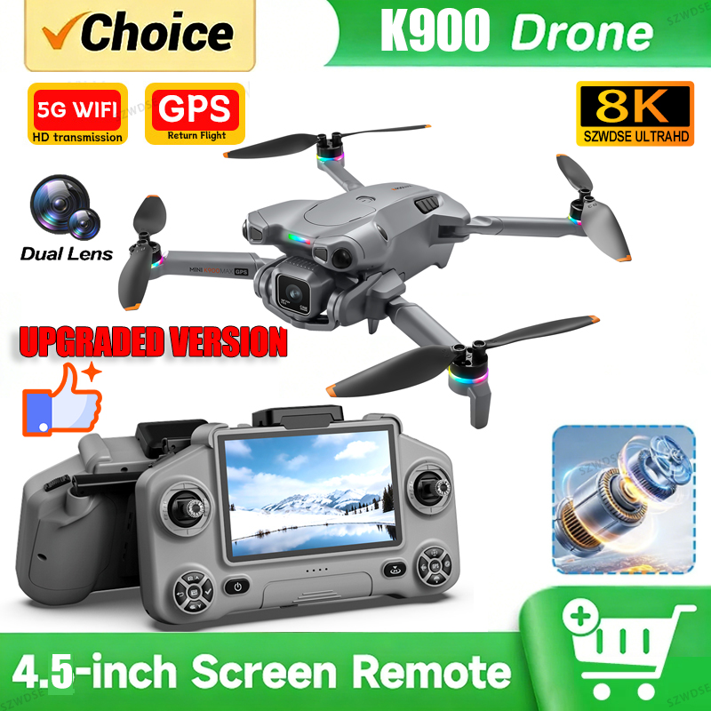 طائرة بدون طيار K900 MAX الجدي - مراجعة Drone Photogrammetry وسعره