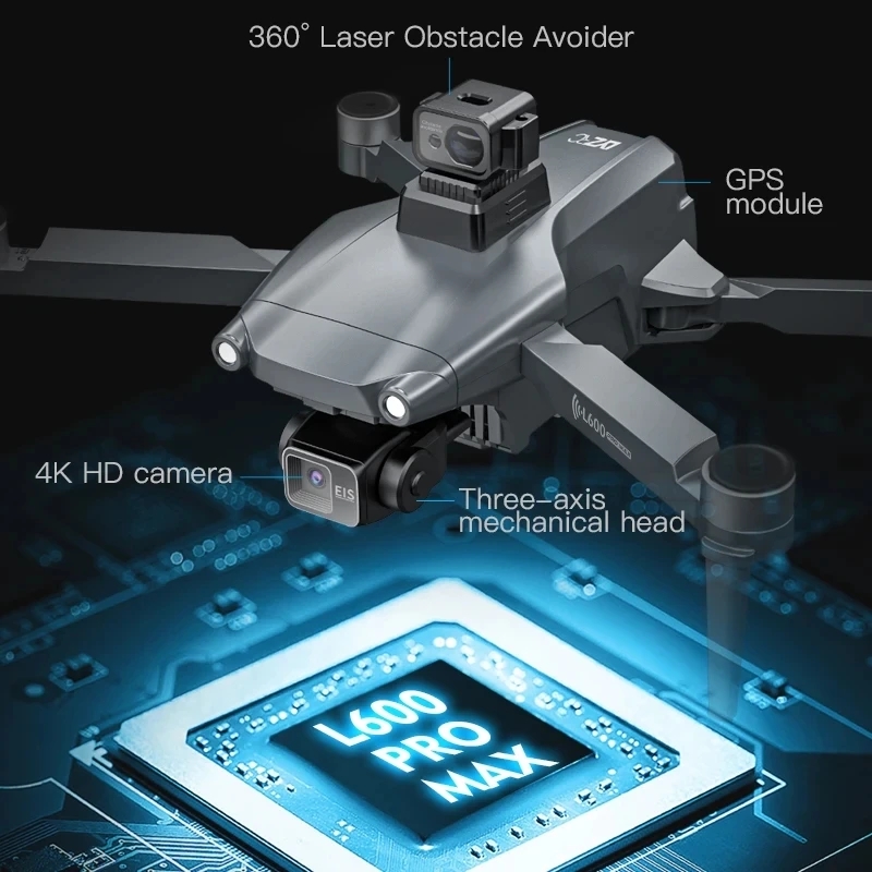 L600 PRO MAX GPS الطائرة بدون  - مراجعة Drone Photogrammetry وسعره