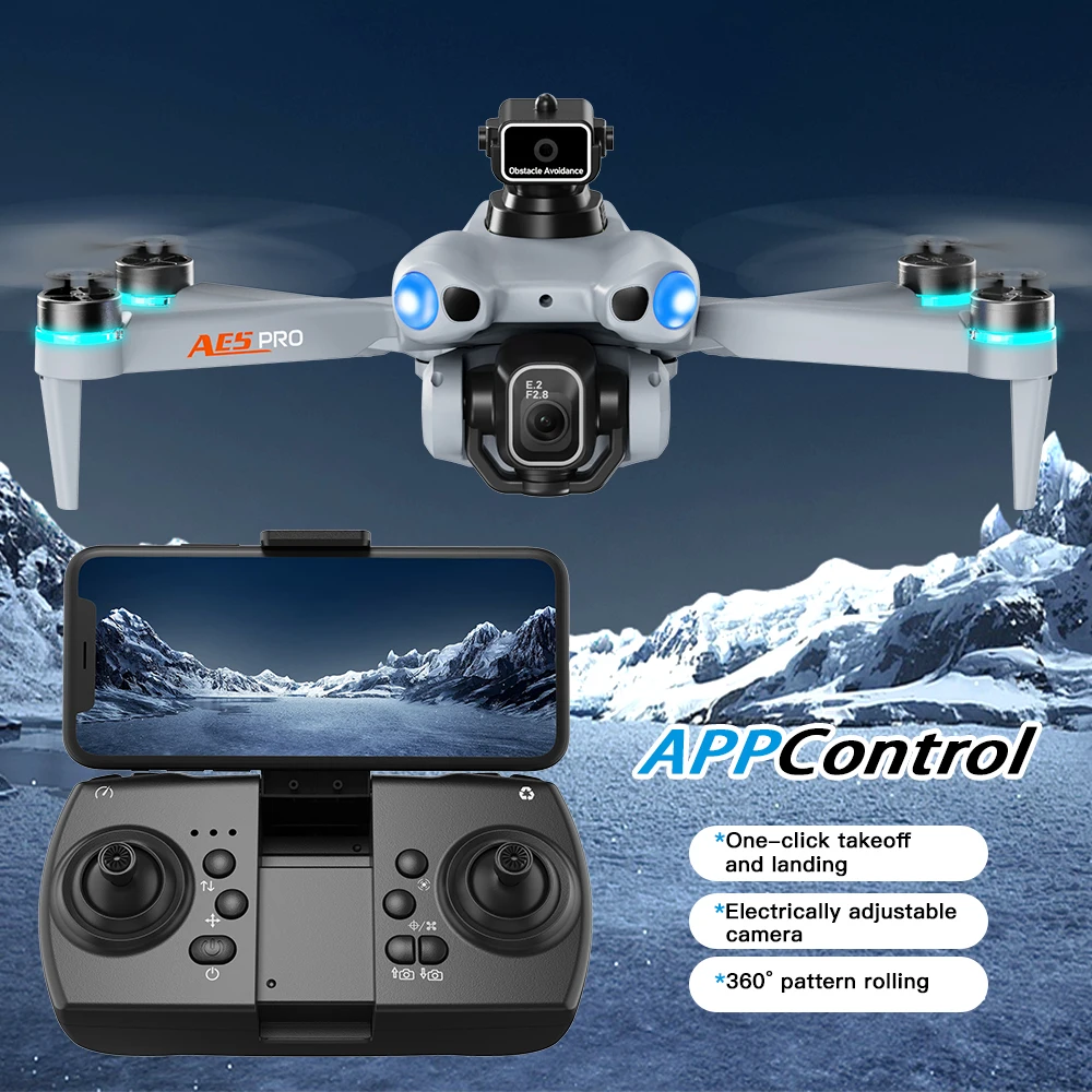 طائرة بدون طيار AE5 Pro بدقة 8 - مراجعة Drone Video Production وسعره
