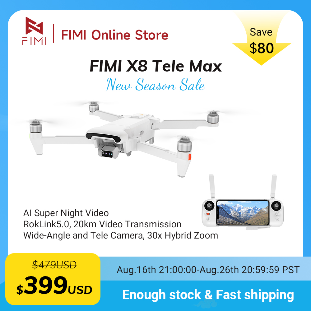 طائرة بدون طيار FIMI X8 Tele M - مراجعة Drone Thermal Imaging وسعره