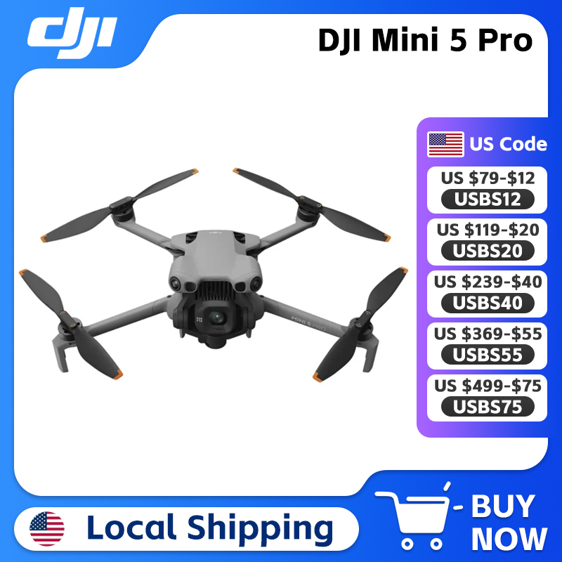 كاميرا DJI Mini 5 Pro مقاس 1 ب - مراجعة Drone Video Production وسعره